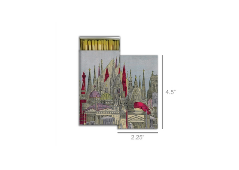 Architecture Matchboxes for candles sizing