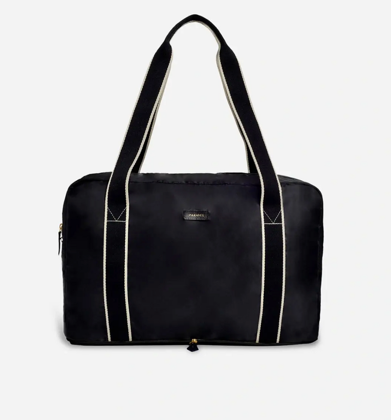 Paravel Fold-Up Bag in Domino Black